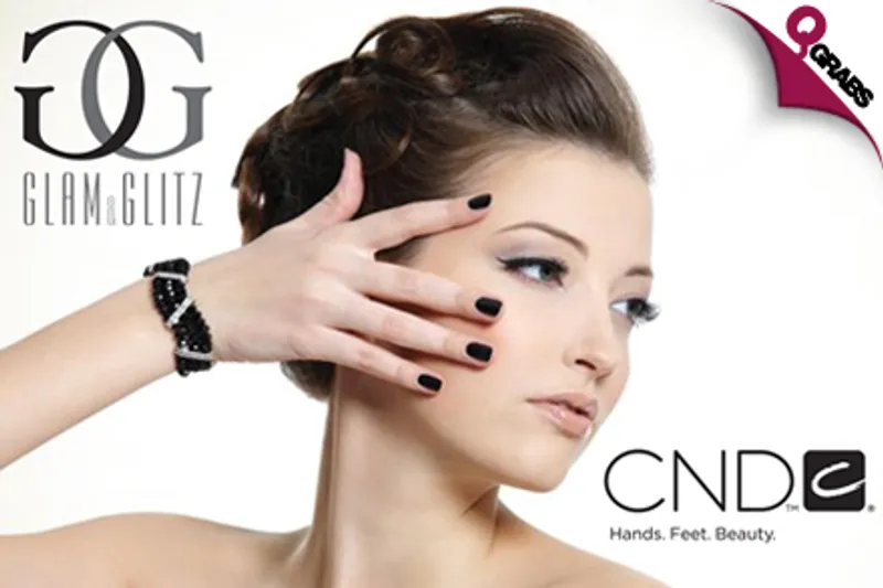 For the bargain price of QR115 get CND Shellac Nails and a Glam & Glitz Brow Definition (QR230 Value)